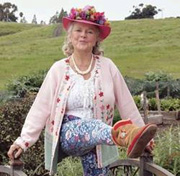 Patricia Bragg, First Lady of Natural Living, at Her Ranch in Santa Barbara
